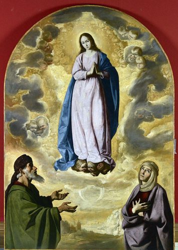 Inmaculada Concepción con San Joaquín y Santa Ana