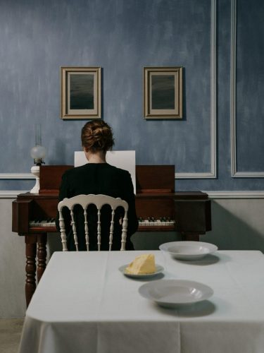 Interior with Young Woman at the Piano