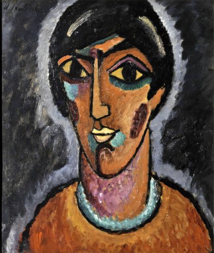 Jawlensky-  Bizantina (Labios claros)