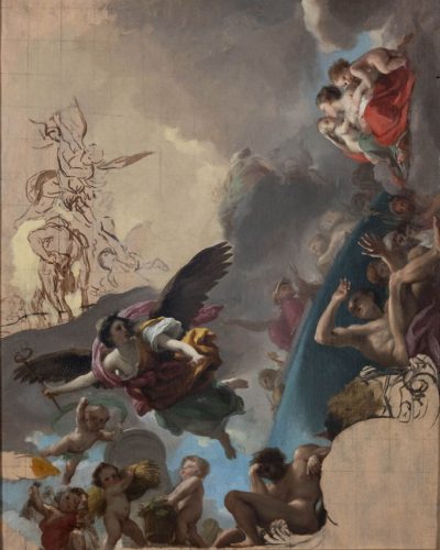 La apoteosis de Trajano- boceto