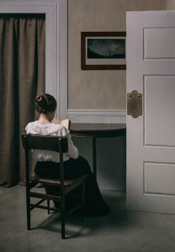 Reading Woman in the Interior