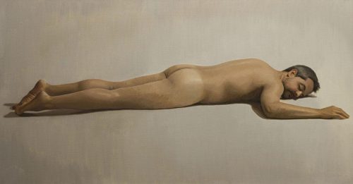 Desnudo masculino tumbado