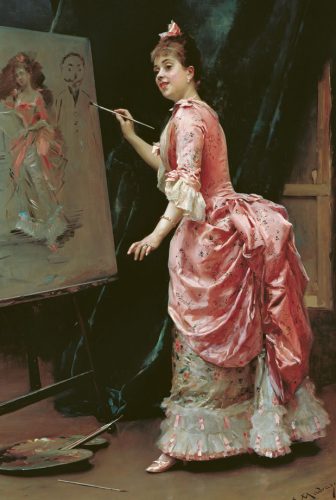 Travesuras de la modelo