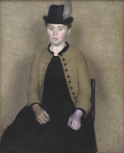 Retrato de Ida Ilsted, su futura mujer