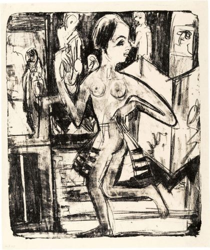 Kirchner, Bailarina desnuda