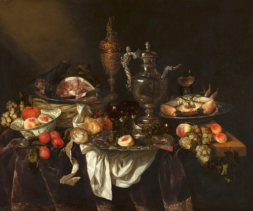 Van Beyeren, Bodegón de banquete