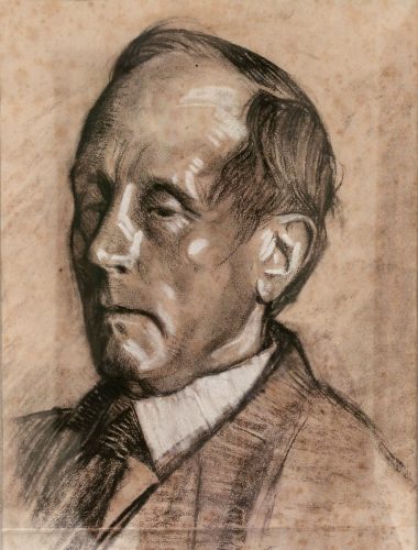 Zuloaga, Boceto para el retrato de Azorín