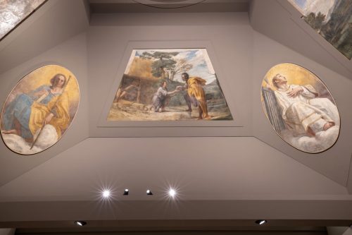 Carracci, Albani- santos Diego, Santiago el Mayor y Lorenzo