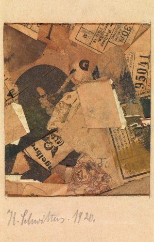 Kurt Schwitters, Sin título [Miniatura Merz]