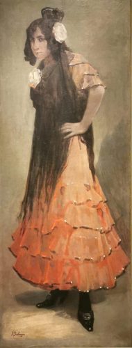 Zuloaga, La gitana de los ojos azules