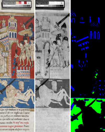Beato de Cardeña. Imagen multiespectral - hiperespectral
