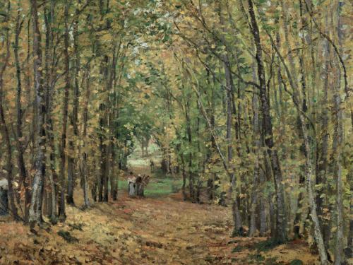 Camille Pissarro. El bosque de Marly, 1871