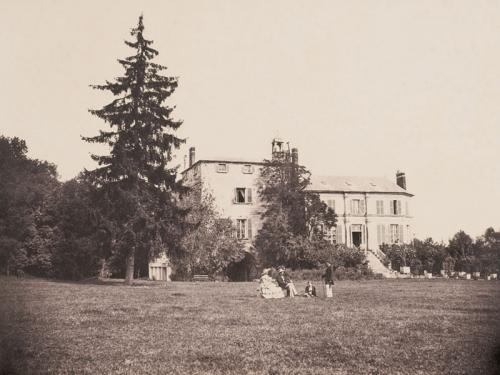 Château de La Faloise, al final de la mañana, 1856