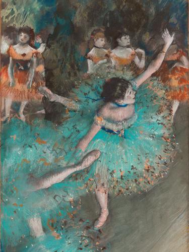 Bailarina basculando (Bailarina verde), 1877-1879