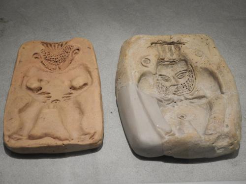 Moldes del dios Bes, 300-200 a. C