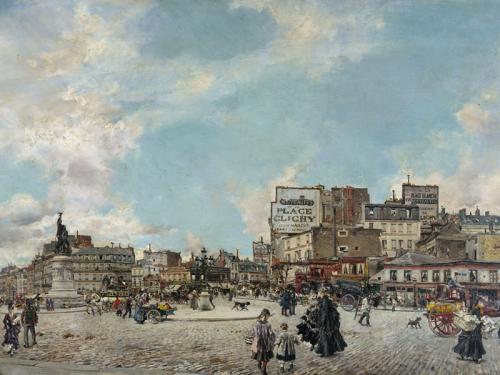 Place Clichy, 1874
