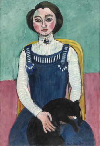 Matisse- Marguerite con gato negro