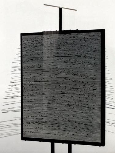 Sin título (escritura azul y negra) (escultura número 3), 1966